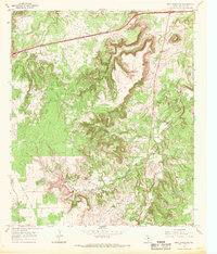 Bear Mountain 1966 topographic map thumbnail