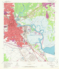 Beaumont East 1960 topographic map thumbnail