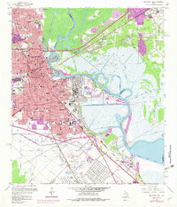 Beaumont East 1960 topographic map thumbnail