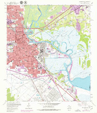Beaumont East 1960 topographic map thumbnail