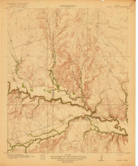 Beaver Creek 1920 topographic map thumbnail