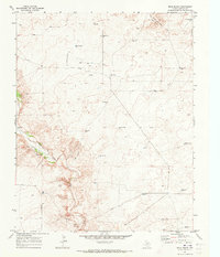 Beck Ranch 1971 topographic map thumbnail