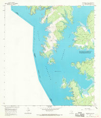 Beckwith Arm 1965 topographic map thumbnail