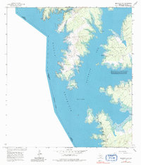 Beckwith Arm 1965 topographic map thumbnail