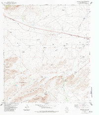 Beckwith Hills 1983 topographic map thumbnail