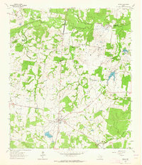 Bedias 1963 topographic map preview