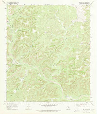 Bee Canyon 1970 topographic map thumbnail