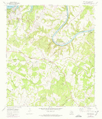 Bee Cave 1968 topographic map thumbnail