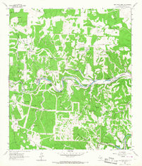 Bee Caves Creek 1964 topographic map thumbnail
