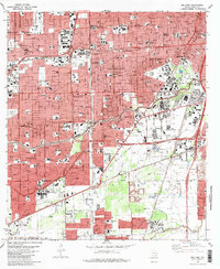 Bellaire 1982 topographic map preview