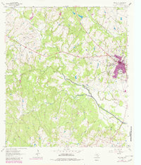 Bellville 1963 topographic map thumbnail