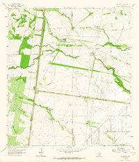 Ben Bolt SE 1963 topographic map thumbnail