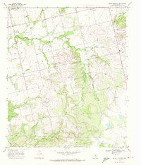 Bench Mountain 1969 topographic map preview
