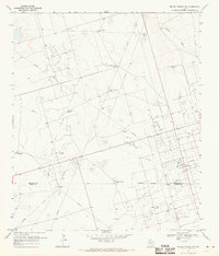 Benge Corner NW 1968 topographic map thumbnail