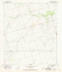 Benge Corner 1968 topographic map thumbnail