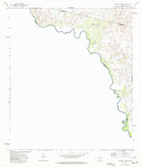 Bennett Ranch 1972 topographic map thumbnail