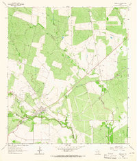 Berclair 1963 topographic map thumbnail