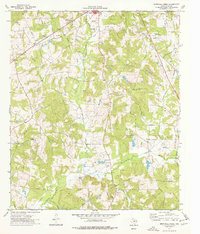 Berryhill Creek 1973 topographic map thumbnail