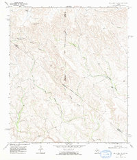 Big Brindle Canyon 1968 topographic map thumbnail