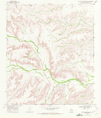 Big Canyon Ranch NW 1969 topographic map thumbnail