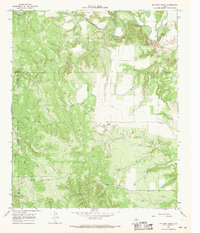 Big Four Ranch 1966 topographic map thumbnail