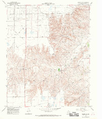 Bowers City 1966 topographic map thumbnail
