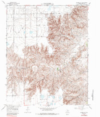 Bowers City 1966 topographic map thumbnail