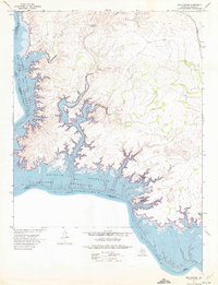 Box Canyon 1972 topographic map thumbnail