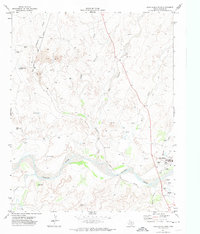 Boys Ranch West 1971 topographic map thumbnail