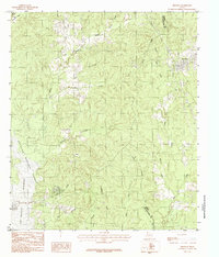 Bronson 1984 topographic map thumbnail