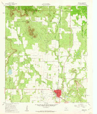 Bronte 1961 topographic map thumbnail