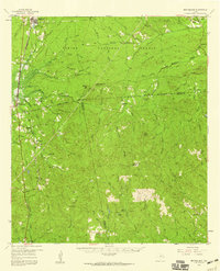 Brookeland 1957 topographic map thumbnail