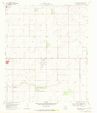 Brownfield East 1969 topographic map thumbnail