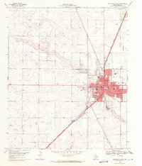 Brownfield West 1969 topographic map thumbnail
