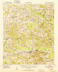 Brownsboro 1949 topographic map thumbnail