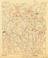 Brownwood 1894 topographic map thumbnail