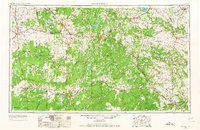 Brownwood 1954 topographic map thumbnail