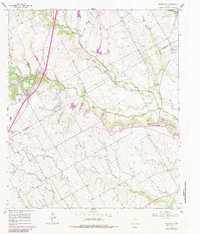 Bruceville 1957 topographic map thumbnail