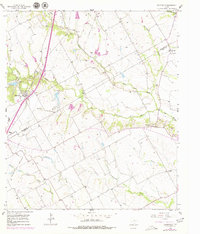 Bruceville 1957 topographic map thumbnail