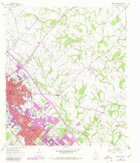 Bryan East 1962 topographic map thumbnail