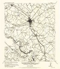 Bryan 1956 topographic map thumbnail