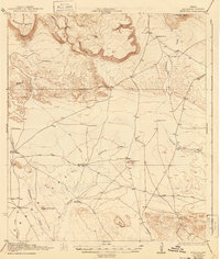 Buck Hill 1925 topographic map thumbnail