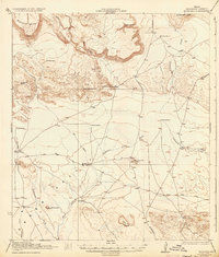 Buck Hill 1925 topographic map thumbnail