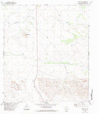 Buck Hill 1983 topographic map thumbnail