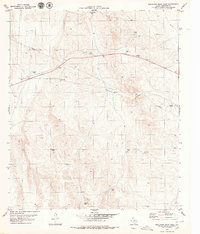 Buckhorn Draw West 1979 topographic map thumbnail