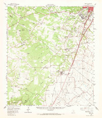 Buda 1958 topographic map thumbnail