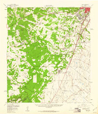 Buda 1958 topographic map thumbnail