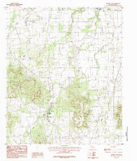 Buffalo Gap 1984 topographic map thumbnail