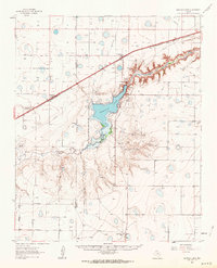 Buffalo Lake topographic map thumbnail