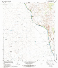 Bull Hollow Tank 1984 topographic map thumbnail